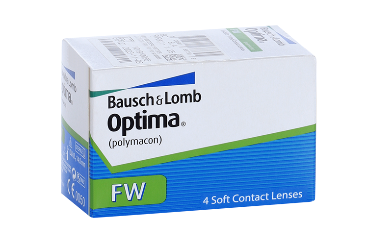 Линзы Bausch+Lomb Optima FW контактные R 8.4 (диоптрия -1,25), 4 шт