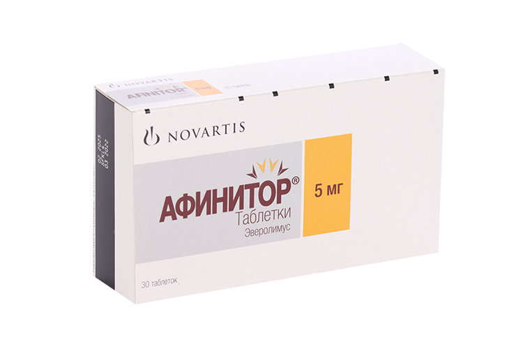 Афинитор 5 мг, 30 шт, таблетки