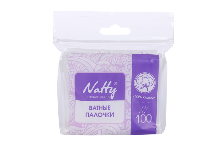 Ватные палочки гиг Нэтти, 100 шт