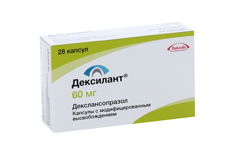 Дексилант 60 мг, 28 шт, капсулы с модифицированным высвобождением