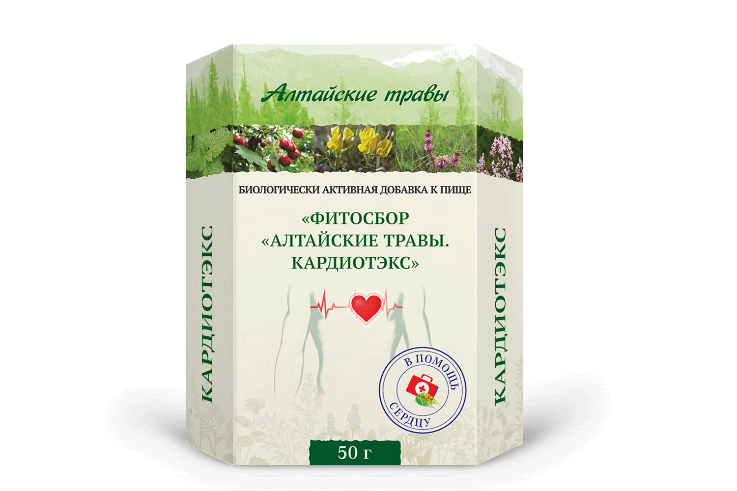 Кардиотэкс фитосбор Алтайские травы, 50 г
