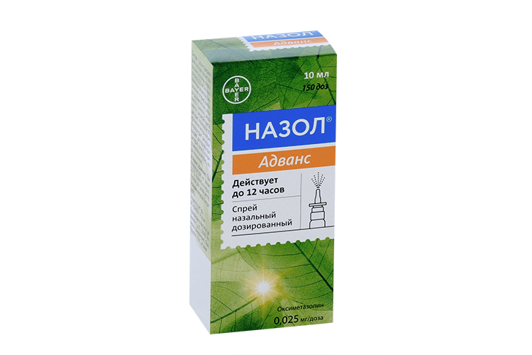 Назол Адванс 0.05%, 10 мл, спрей назальный дозированный