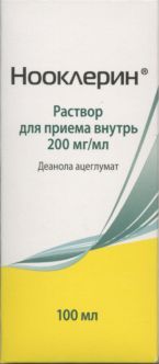 Нооклерин 200 мг/мл, 100 мл, раствор для приема внутрь
