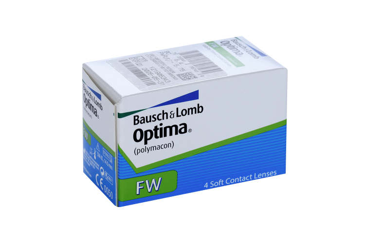 Линзы Bausch+Lomb Optima FW контактные R 8.4 (диоптрия -5,75), 4 шт