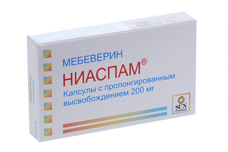 Ниаспам 200 мг, 30 шт, капсулы пролонгированного действия