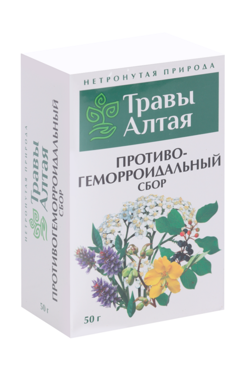 Противогеморроидальный сбор серии Алтай, 50 г