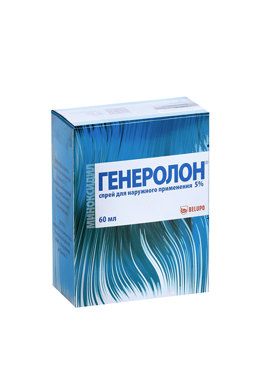 Генеролон 5%, 60 мл, спрей для наружного применения
