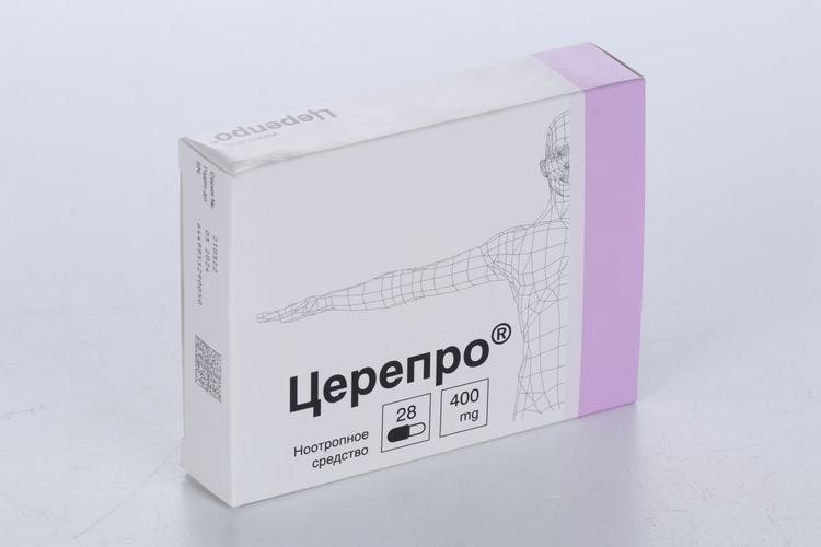 Церепро 400 мг, 28 шт, капсулы