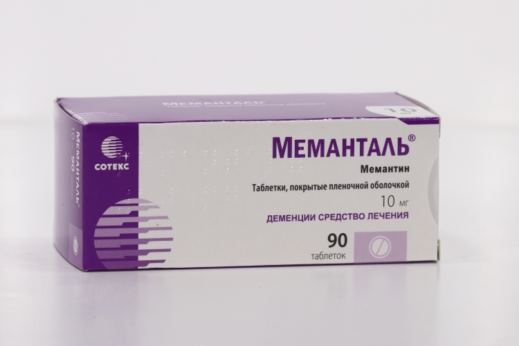 Меманталь 10 мг, 90 шт, таблетки покрытые пленочной оболочкой