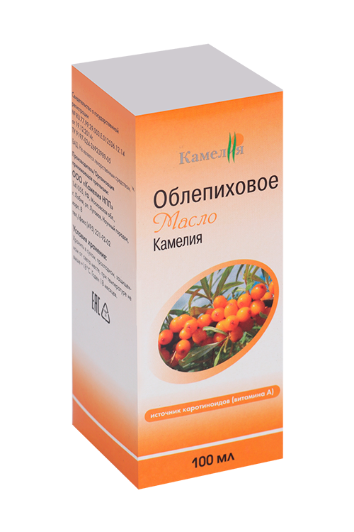 Облепиховое масло Камелия, 100 мл