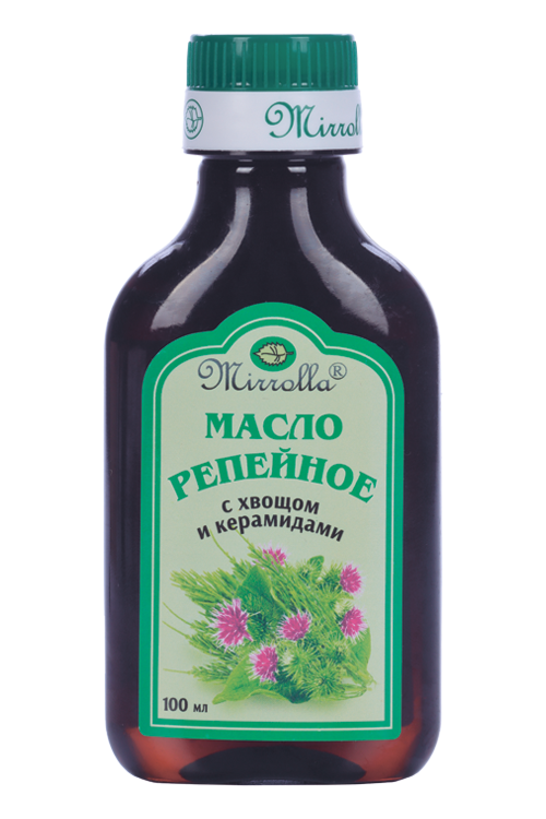 Масло Репейное с хвощом и керамидами, 100 мл