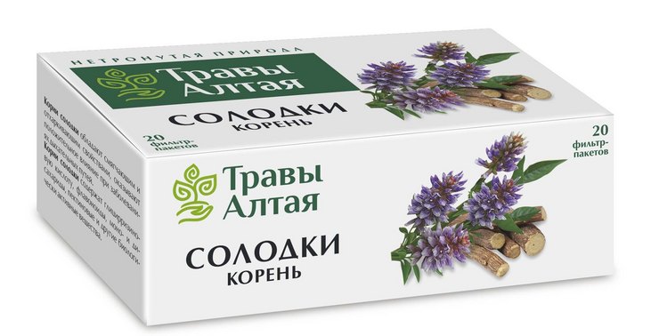 Солодки корень серии Алтай, 1,5 г, 20 шт