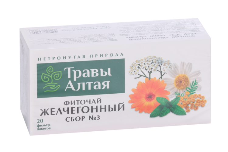 Желчегонный сбор №3 серии Алтай, 1,5 г, 20 шт
