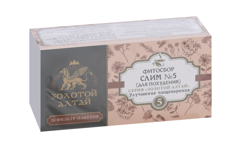 Для похудения сбор №5 Золотой Алтай улучшение пищеварения, 1,5 г, 20 шт