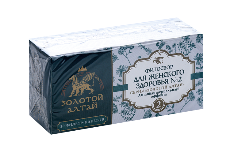 Для женского здоровья сбор №2 Золотой Алтай антибактериальный эффект, 1,5 г, 20 шт
