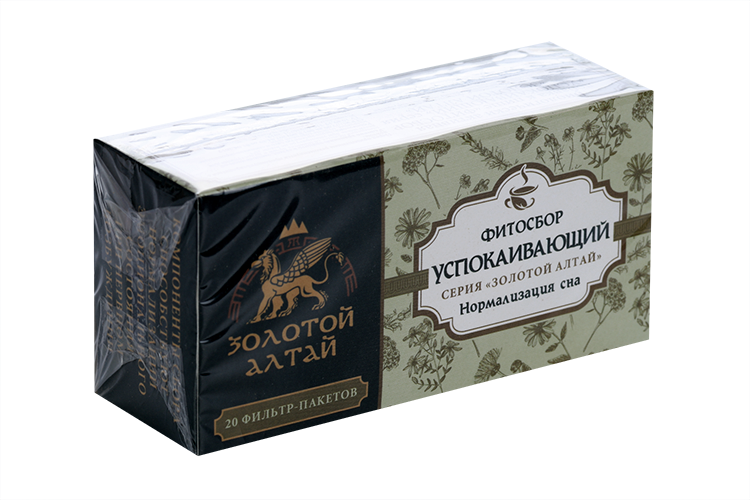 Успокаивающий сбор Золотой Алтай, 1,5 г, 20 шт