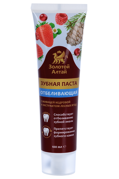 З/паста Золотой Алтай отбеливающая, 100 мл