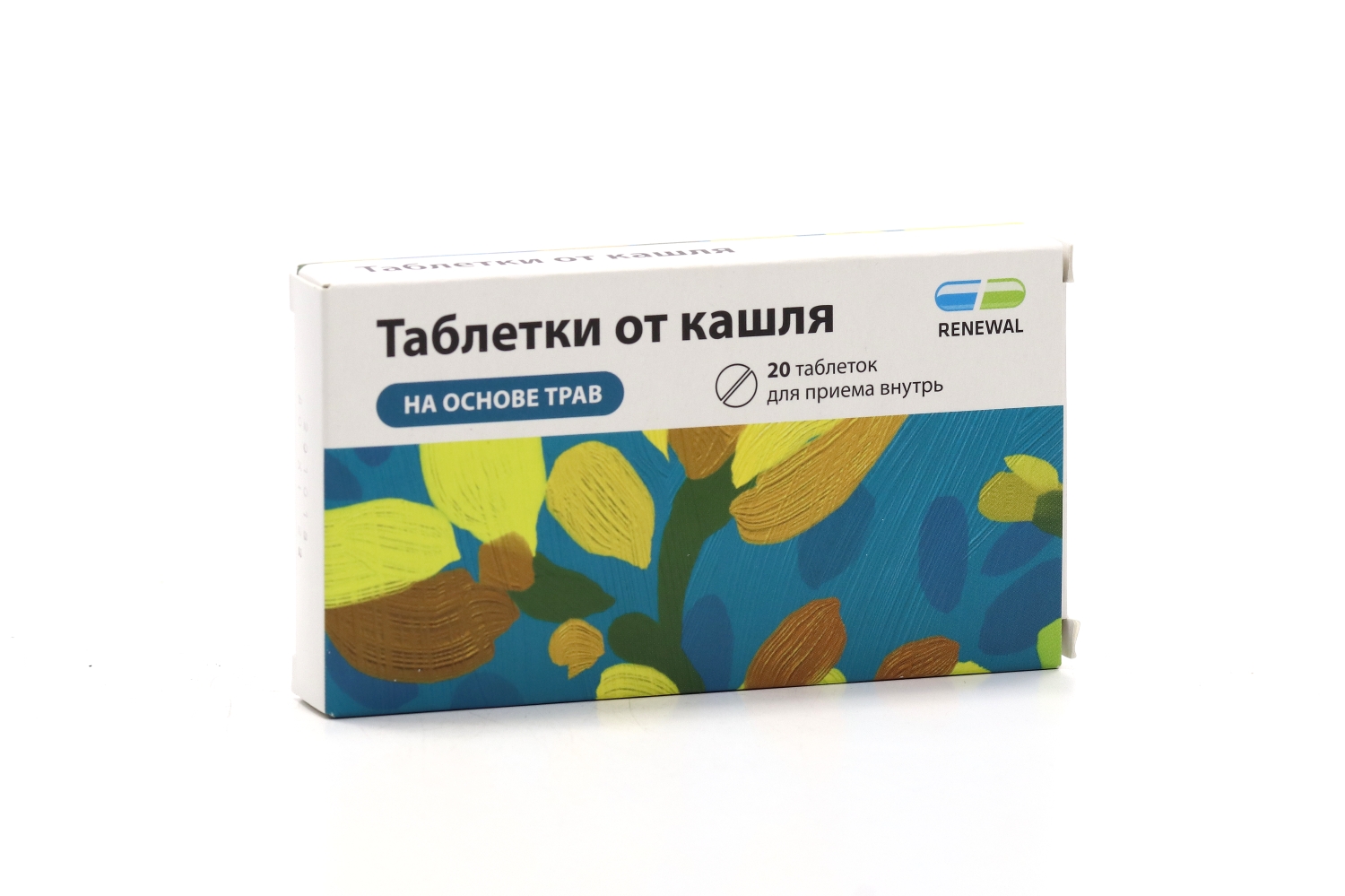 Таблетки от кашля Реневал, 20 шт, таблетки