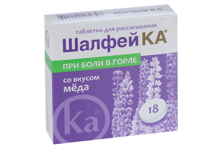 Шалфей Ка, 18 шт, таблетки для рассасывания