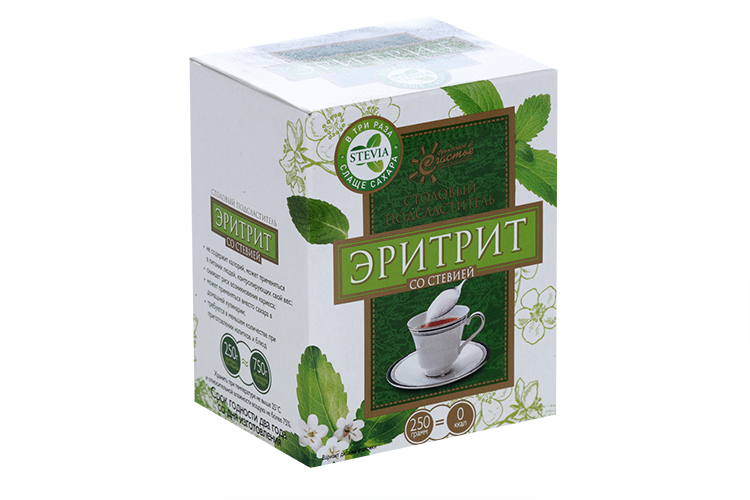 Эритрит со стевией, 250 г