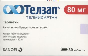 Телзап 80 мг, 30 шт, таблетки