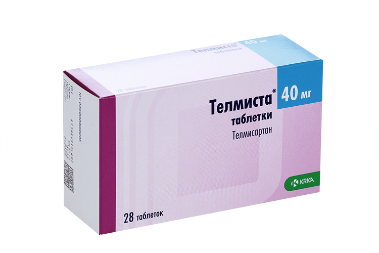 Телмиста 40 мг, 28 шт, таблетки