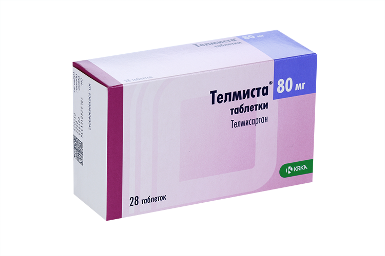 Телмиста 80 мг, 28 шт, таблетки