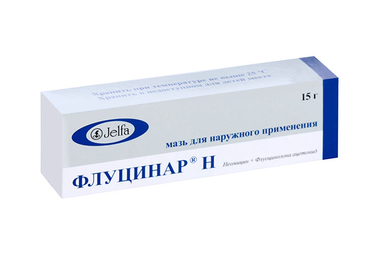 Флуцинар Н, 15 г, мазь для наружного применения