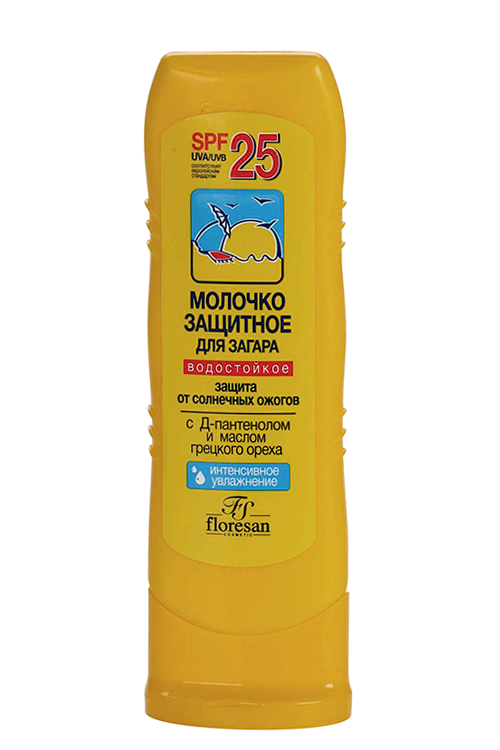 Молочко Флоресан солнцезащитное SPF25, 125 мл