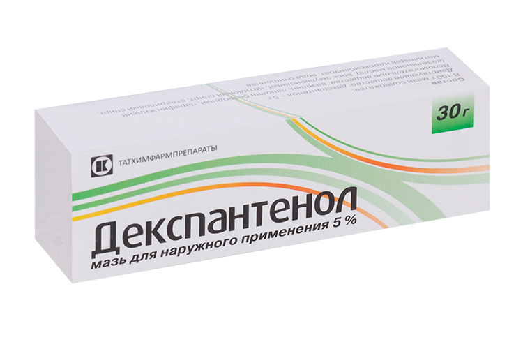 Декспантенол 5%, 30 г, мазь для наружного применения