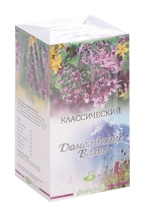 Фиточай Домбайский вальс Классический, 1,5 г, 20 шт, ф/п