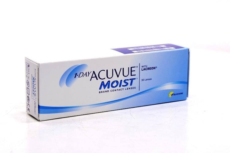 Линзы 1-Day Acuvue Moist R:=8.5 D:=-02,75, 30 шт