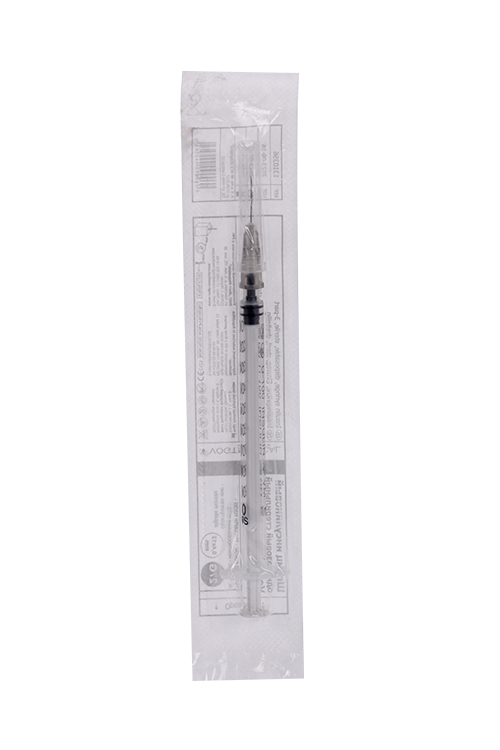 Шприц инсулин 3-х комп Vogt Medical U-100 с надетой иглой 27G 1/2″(0.4х13мм), 1 мл