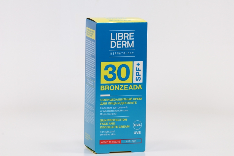 Крем Либридерм Бронзиада д/лица и декольте солнцезащ SPF30, 50 мл