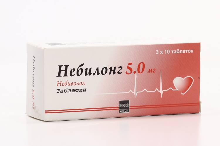 Небилонг, 5 мг, 30 шт, таблетки
