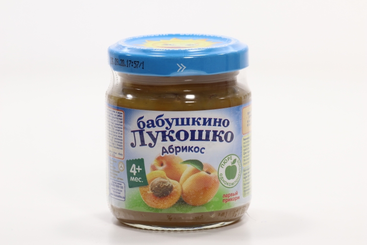 Пюре Бабушкино Лукошко из абрикосов, 100 г