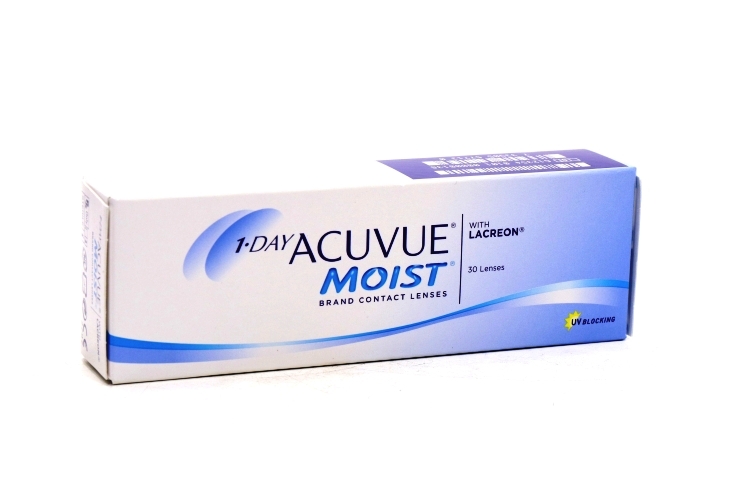 Линзы 1-Day Acuvue Moist (1уп=30шт) R:=8.5 D:=-04,75, 30 шт