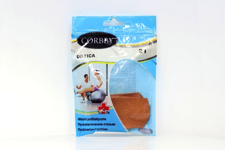 Стельки Корбби кожа+латекс р.21 Ortica