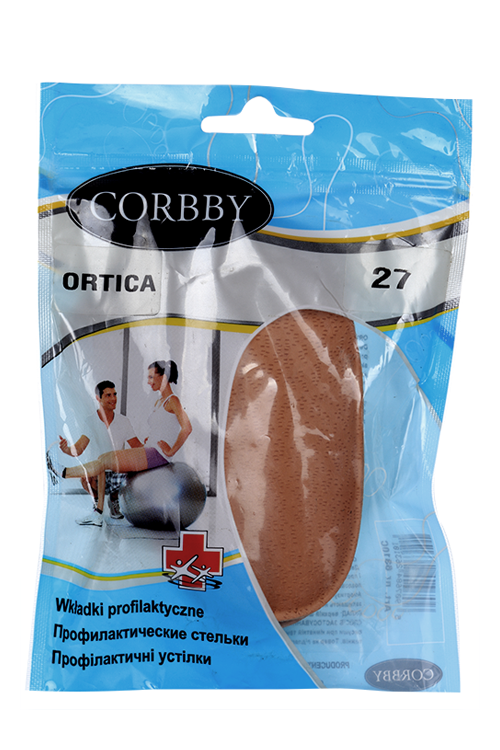 Стельки Корбби кожа+латекс р.27 Ortica, пара