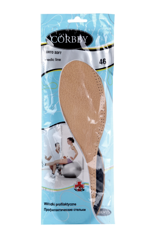 Стельки Корбби ORTO SOFT 46р