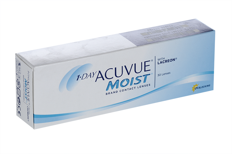 Линзы 1-Day Acuvue Moist (1уп=30шт) R:=8.5 D:=-01,00
