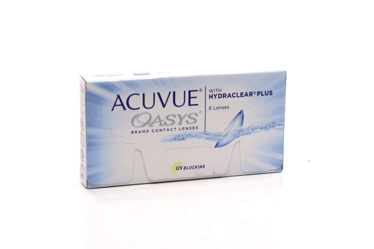 Линзы Acuvue Oasys (1уп=6шт) R:=8.4 D:=-09,00, 6 шт