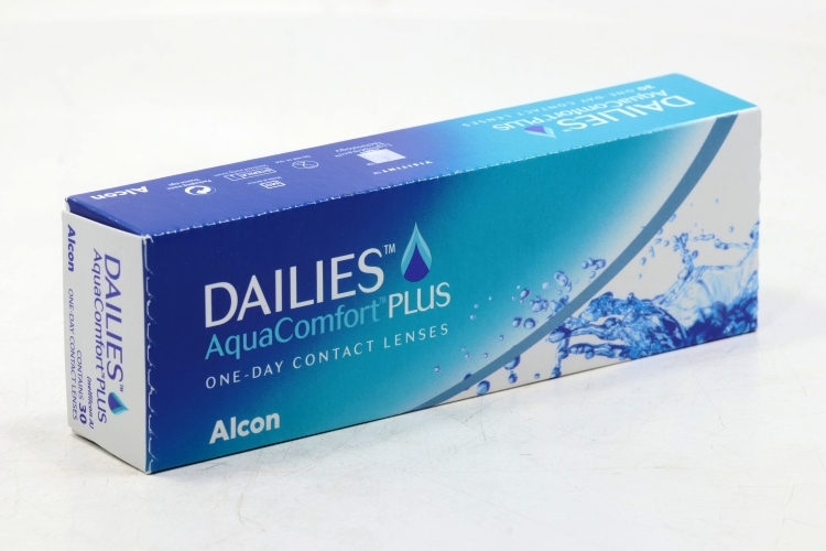 Линзы Dailies Aqua Comfort Plus R:=8.7 (диоптрия -4,5), 30 шт