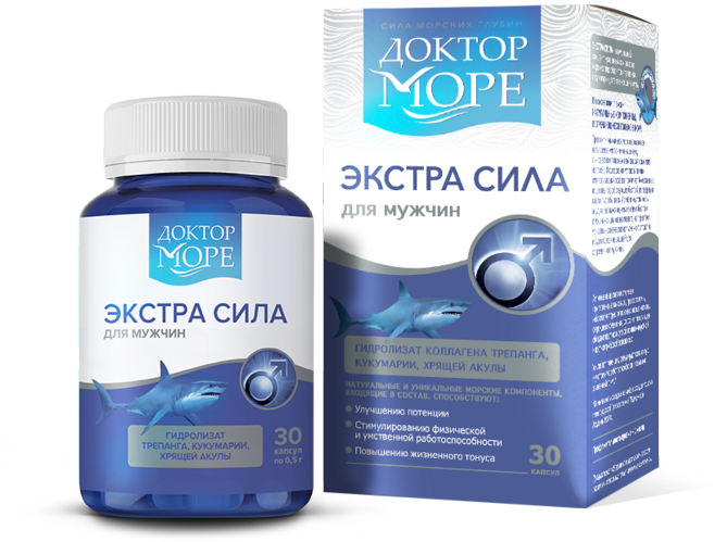 Доктор Море Экстра Сила для мужчин капс.№30