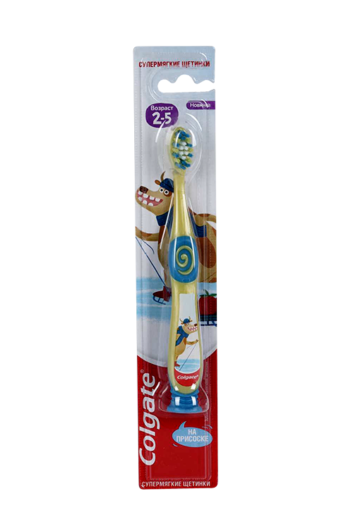 З/щетка Colgate детская супермягкие щетинки на присоске (2-5 лет)