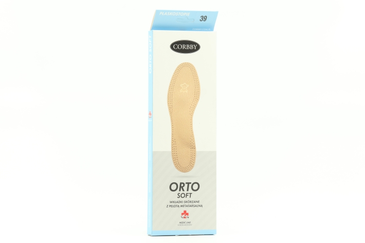 Стельки Корбби ОРТО СОФТ 39 р