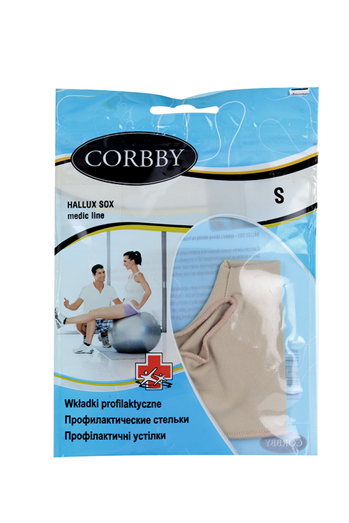 Бандаж Корбби с бурсопротектором Hallus Sox р.S