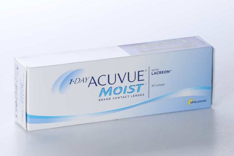 Линзы 1-Day Acuvue Moist R:=8.5 D:=-07,50, 30 шт