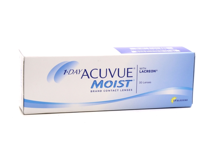 Линзы 1-Day Acuvue Moist (1уп=30шт) R:=8.5 D:=-02,00