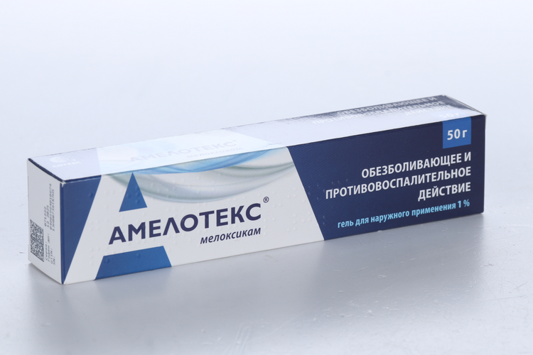 Амелотекс 1 %, 50 г, гель для наружного применения